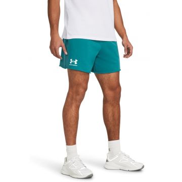 Pantaloni scurti din material terry cu snur in talie - pentru fitness Rival