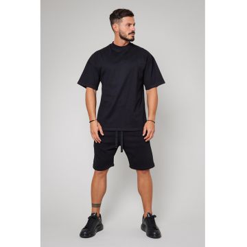 Set de bermude cu snur si tricou - 2 piese