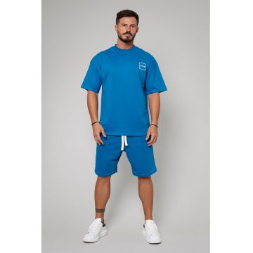 Set de bermude cu snur si tricou - 2 piese