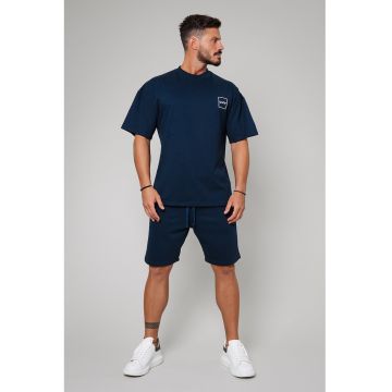 Set de bermude cu snur si tricou - 2 piese