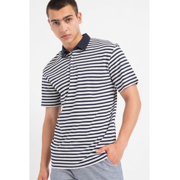 Tricou polo din amestec de in