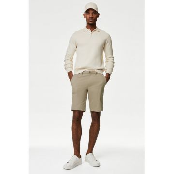 Bermude chino elastice