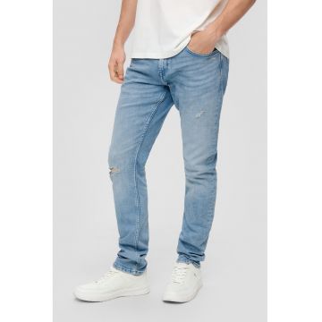 Blugi slim fit cu 5 buzunare - Albastru deschis
