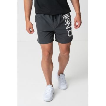 Pantaloni scurti de baie cu snur si logo