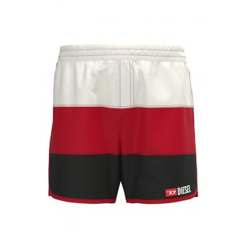 Pantaloni scurti de baie cu model colorblock