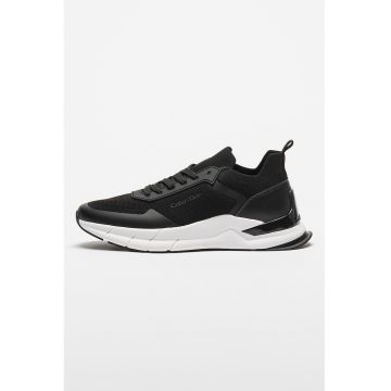 Pantofi sport slip-on cu insertii de plasa
