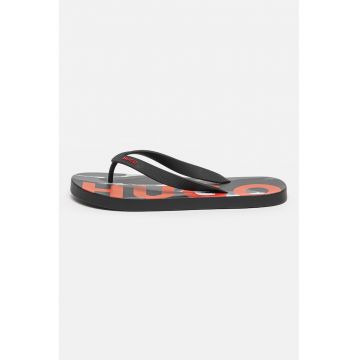 Papuci flip-flop cu logo contrastant Arvel