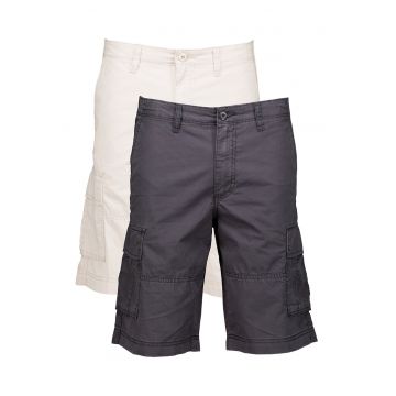 Set de pantaloni scurti cargo de bumbac - 2 perechi Set de pantaloni scurti cargo de bumbac - 2 perechi