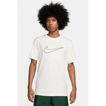 Tricou cu imprimeu logo - Alb
