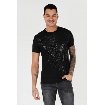 Tricou cu model abstract