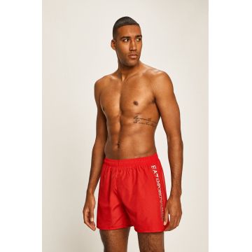 EA7 Emporio Armani Pantaloni scurți de baie culoarea rosu EA7 Emporio Armani Pantaloni scurți de baie culoarea rosu