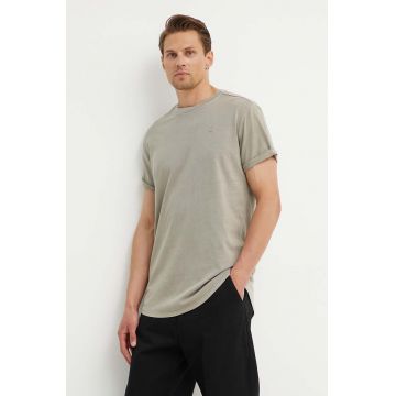 G-Star Raw tricou din bumbac x Sofi Tukker barbati, culoarea gri, neted