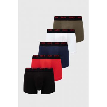 HUGO boxeri 5-pack barbati, culoarea negru, 50479944