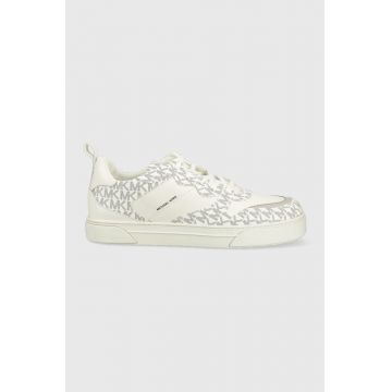 Michael Kors sneakers Baxter culoarea alb