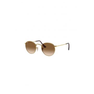 Ochelari de soare rotunzi unisex cu rama metalica