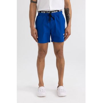 Pantaloni scurti de baie cu talie ajustabila