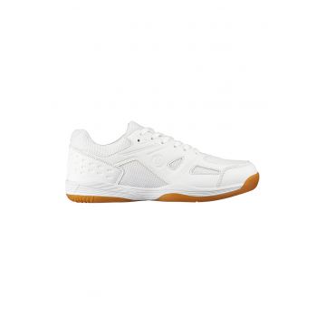 Pantofi sport de piele ecologica cu insertii de plasa