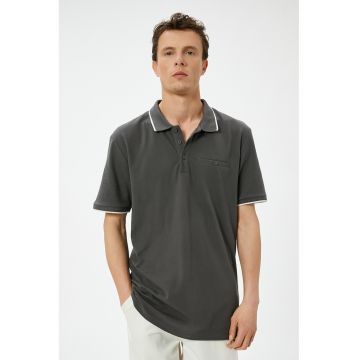 Tricou slim fit polo de bumbac