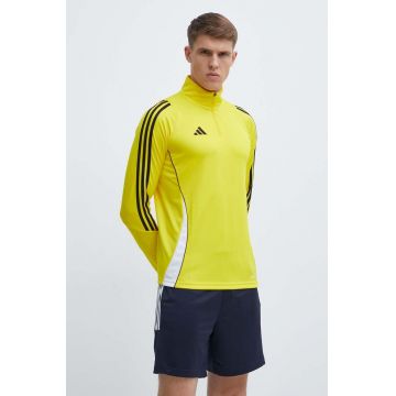 adidas Performance hanorac de antrenament Tiro 24 culoarea galben, cu imprimeu, IS1043