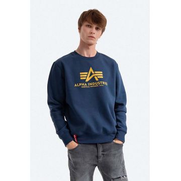 Alpha Industries bluză bluză Basic Sweater bărbați, cu imprimeu 178302.463-463