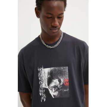 Billabong tricou din bumbac barbati, culoarea negru, cu imprimeu, ABYZT02311