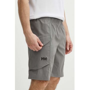 Helly Hansen pantaloni scurți outdoor Vista culoarea gri