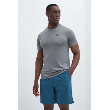 Helly Hansen tricou funcțional Lifa Active Solen culoarea gri