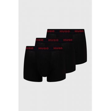 HUGO boxeri 3-pack barbati, culoarea negru, 50517878