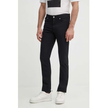 Karl Lagerfeld pantaloni barbati, culoarea negru, mulata, 542826.265840