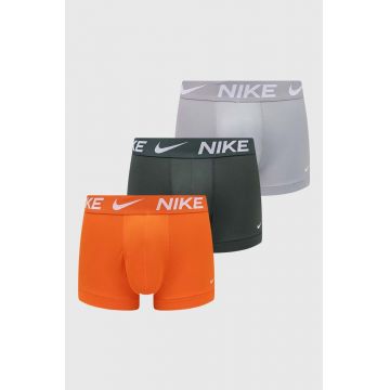 Nike boxeri 3-pack barbati, culoarea portocaliu