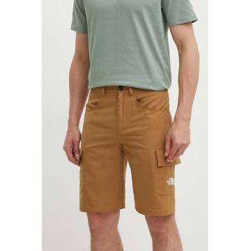 The North Face pantaloni scurți outdoor Horizon culoarea maro, NF0A824D1731