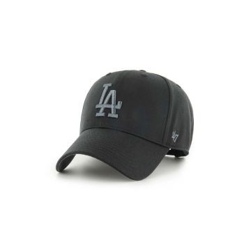 47 brand șapcă de baseball din bumbac MLB Los Angeles Dodgers culoarea negru, cu imprimeu, B-TCMSP12CTP-BK