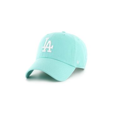 47 brand șapcă de baseball din bumbac MLB Los Angeles Dodgers culoarea verde, cu imprimeu, B-NLRGW12GWS-TFA