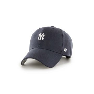 47 brand sapca MLB New York Yankees culoarea albastru marin, cu imprimeu, B-BRMPS17WBP-NYA