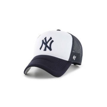 47 brand sapca MLB New York Yankees culoarea albastru marin, cu imprimeu, B-TRTFM17KPP-NY