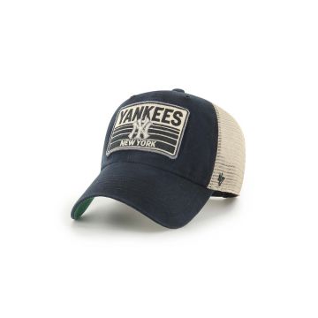 47 brand sapca MLB New York Yankees culoarea negru, cu imprimeu, B-FRSTK17BXP-VB