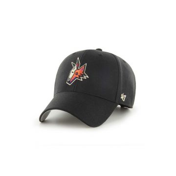 47 brand sapca NHL Arizona Coyotes culoarea negru, cu imprimeu, H-MVP21WBV-BKJ