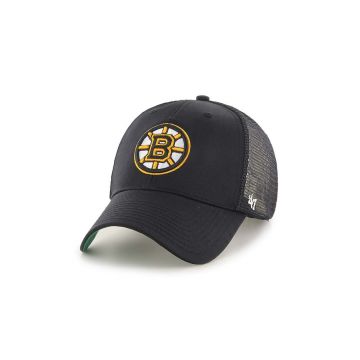 47 brand sapca NHL Boston Bruins culoarea negru, cu imprimeu, H-BRANS01CTP-BKB