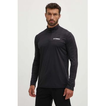 adidas TERREX tricou OUTDOOR barbati, culoarea negru, cu imprimeu, HT9501