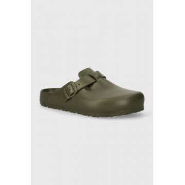 Birkenstock papuci Boston EVA barbati, culoarea verde, 1026215