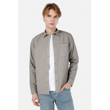 Camasa slim fit cu buzunar aplicat pe piept Camasa slim fit cu buzunar aplicat pe piept