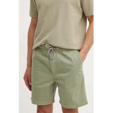 Pepe Jeans pantaloni scurti RELAXED SHORT barbati, culoarea verde, PM801104