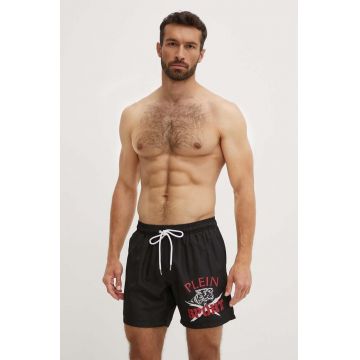 PLEIN SPORT pantaloni scurti de baie culoarea negru, PS24MBM03