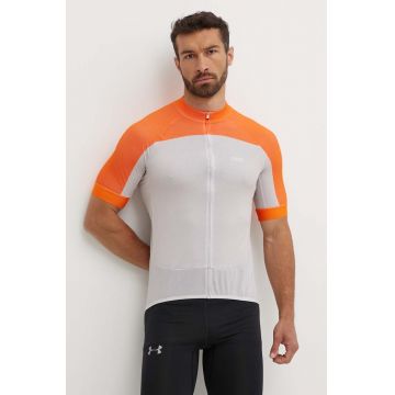 POC tricou de ciclism Essential Road culoarea portocaliu, modelator