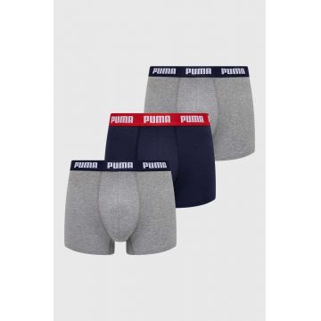 Puma boxeri 3-pack barbati, culoarea albastru marin, 938327