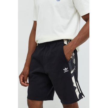 adidas Originals pantaloni scurti barbati, culoarea negru