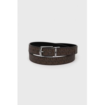 Michael Kors curea barbati, culoarea maro
