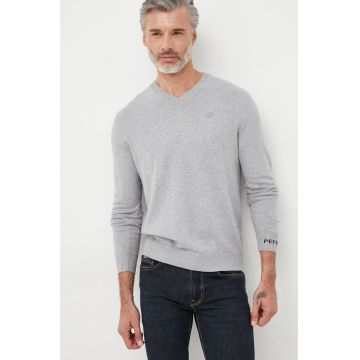 Pepe Jeans pulover de lana barbati, culoarea gri, light
