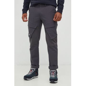 Salewa pantaloni de exterior Puez barbati, culoarea gri
