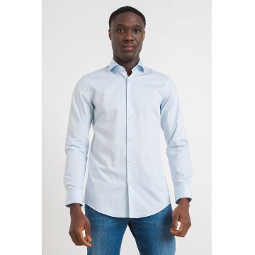 Camasa slim fit de bumbac Kason